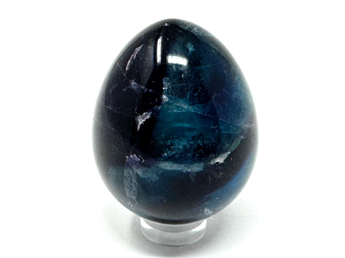Rainbow Fluorite Crystal Egg 4.8cm