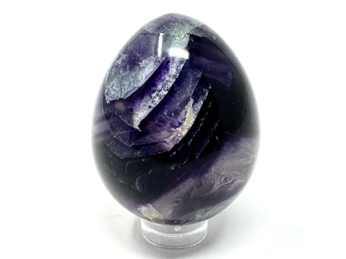 Rainbow Fluorite Crystal Egg 4.8cm