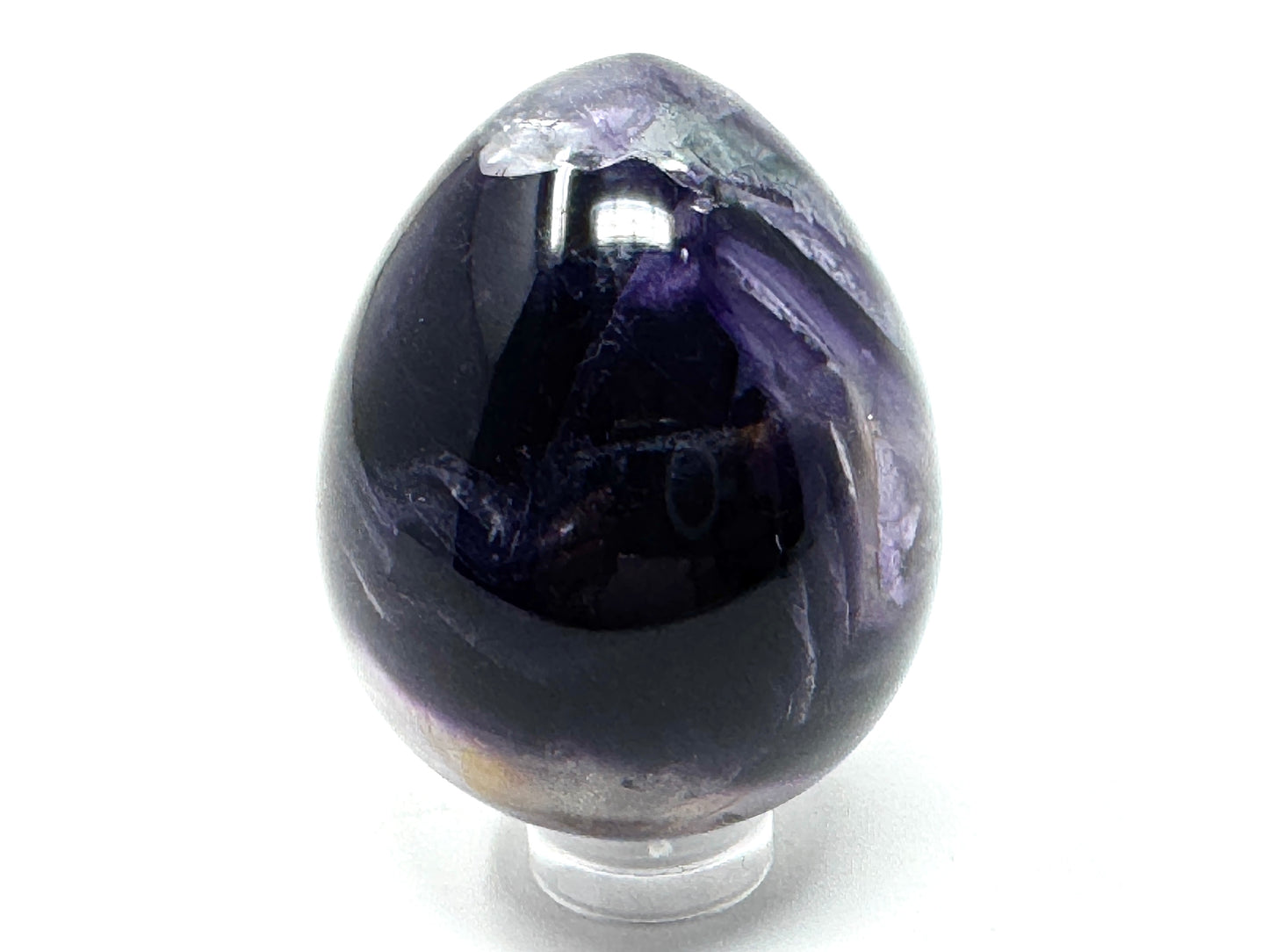 Rainbow Fluorite Crystal Egg 4.8cm