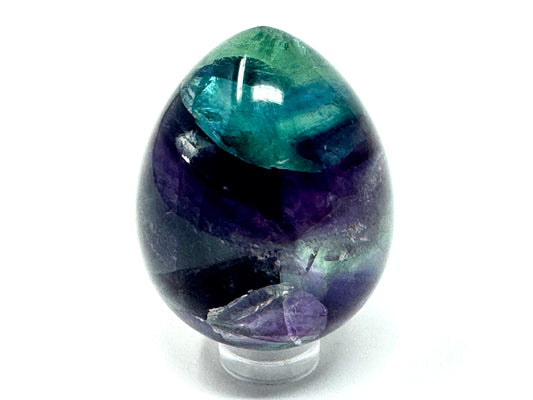 Rainbow Fluorite Crystal Egg 4.9cm