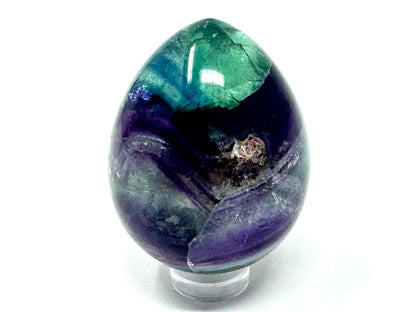 Rainbow Fluorite Crystal Egg 4.9cm