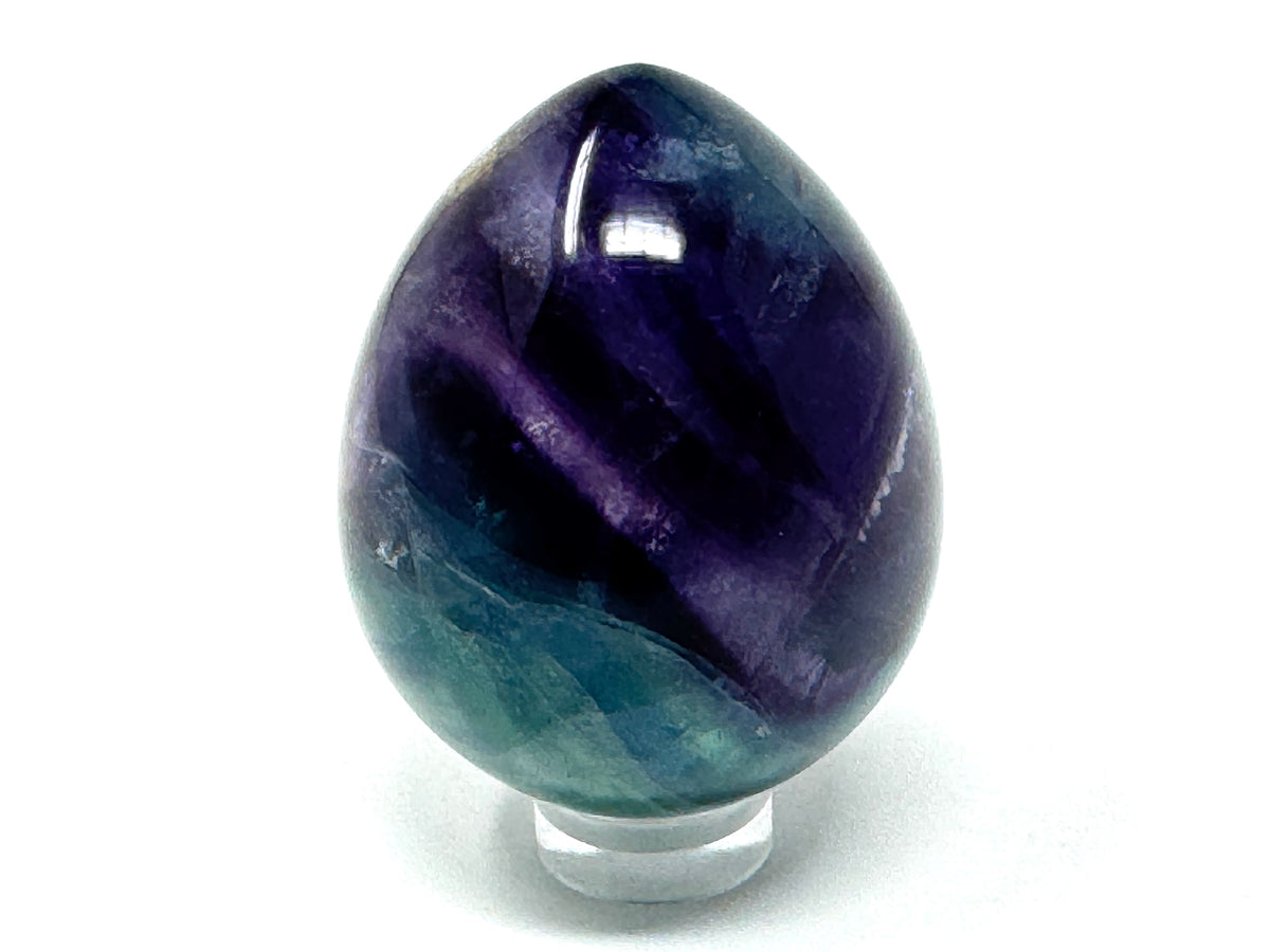 Rainbow Fluorite Crystal Egg 4.9cm
