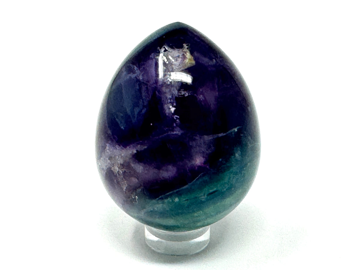 Rainbow Fluorite Crystal Egg 4.9cm