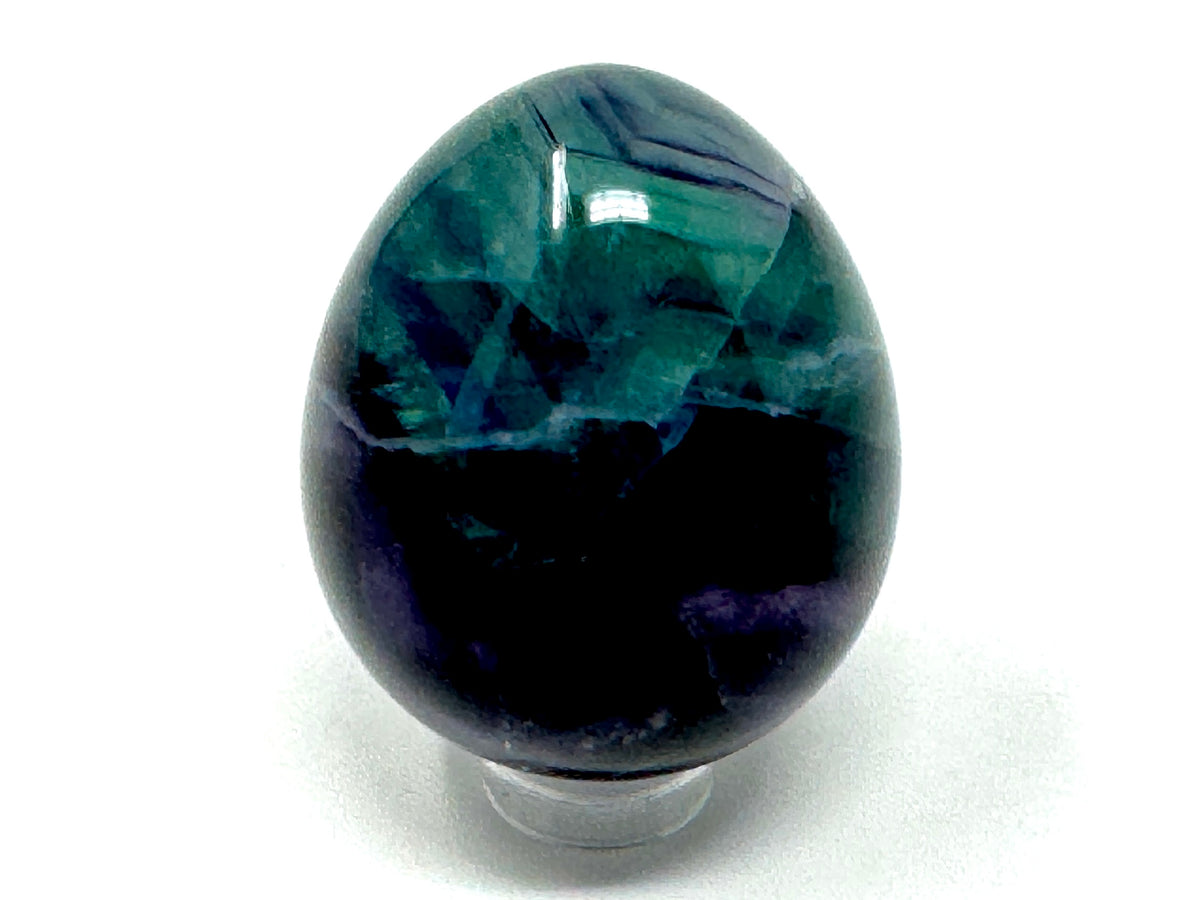 Rainbow Fluorite Crystal Egg 4.8cm