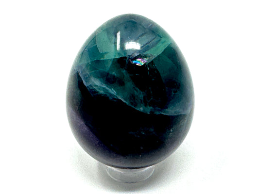 Rainbow Fluorite Crystal Egg 4.8cm