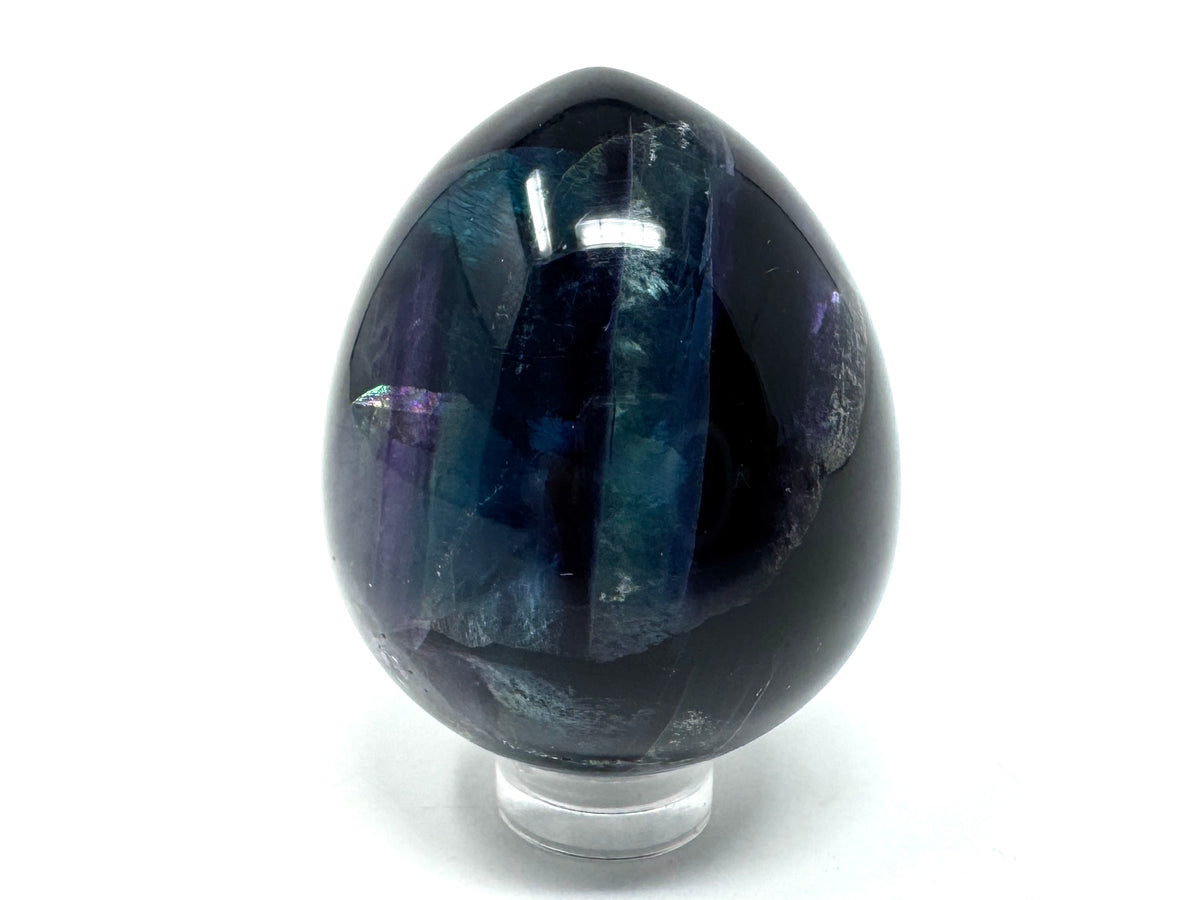 Rainbow Fluorite Crystal Egg 4.8cm