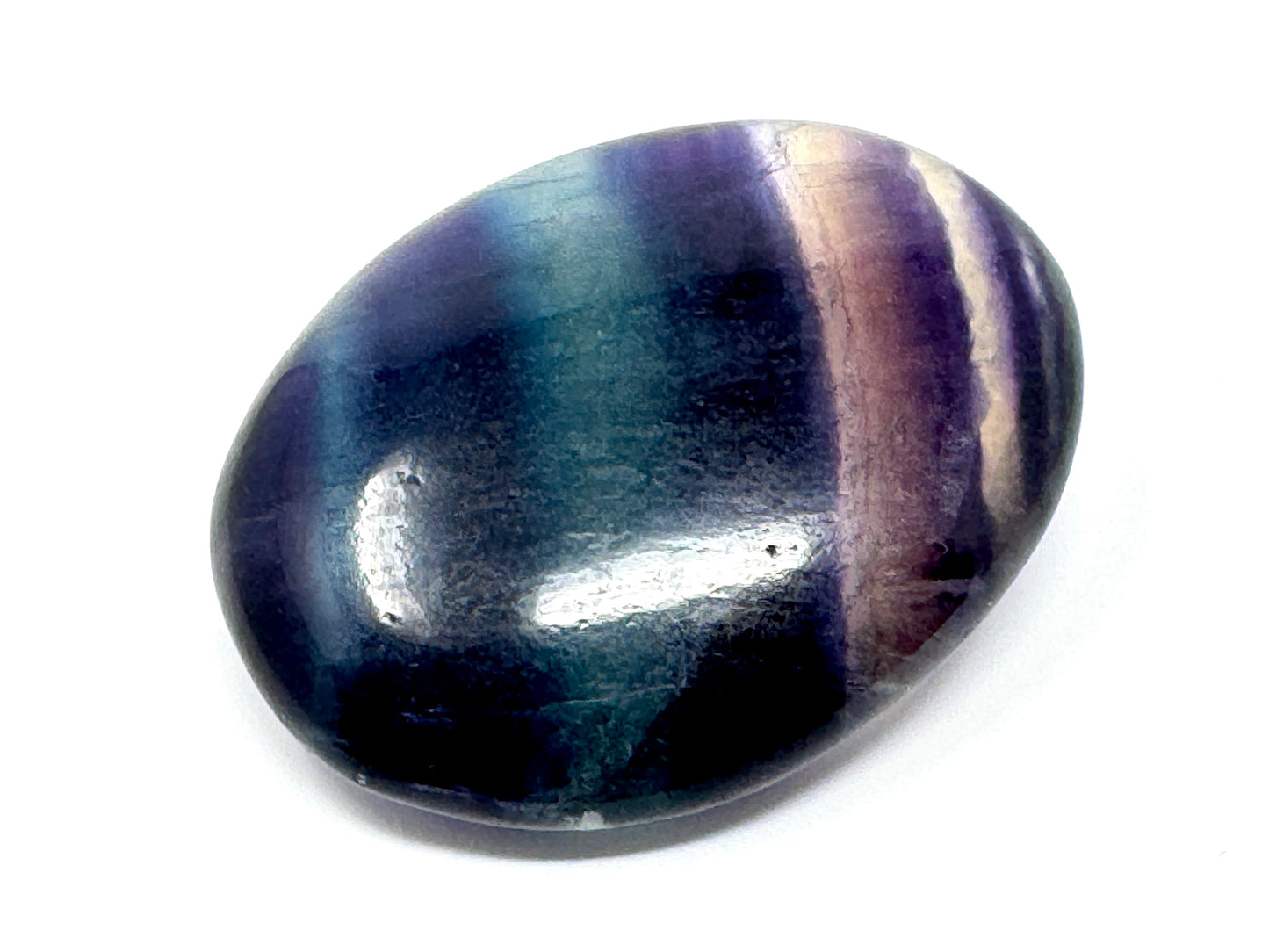 Rainbow Fluorite Crystal Pebble 5.1cm