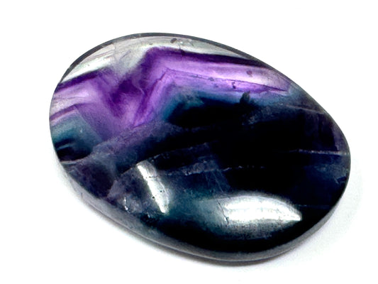Rainbow Fluorite Crystal Pebble 6.5cm