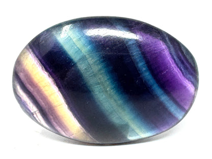 Rainbow Fluorite Crystal Pebble 5.8cm
