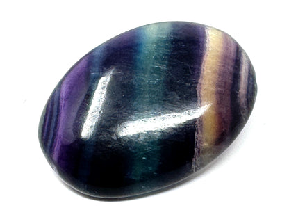 Rainbow Fluorite Crystal Pebble 5.8cm