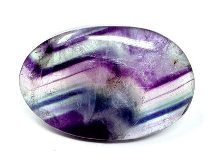 Rainbow Fluorite Crystal Pebble 6.3cm