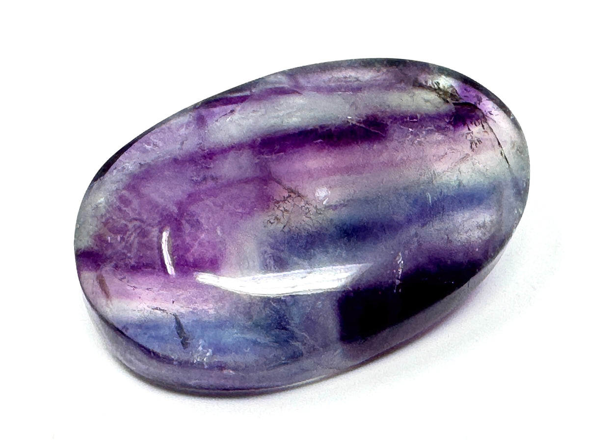 Rainbow Fluorite Crystal Pebble 6.3cm