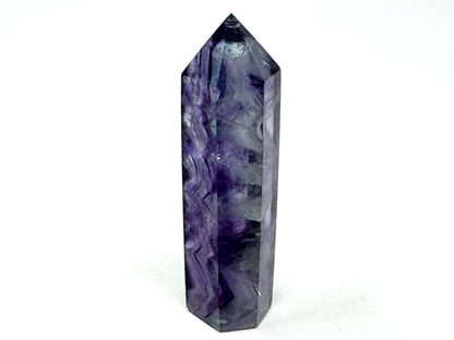 Rainbow Fluorite Crystal Point 7.9cm