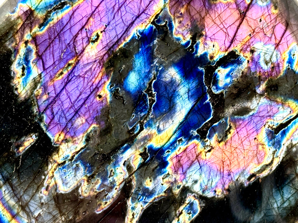 Rainbow Labradorite Freeform Crystal 10.7cm