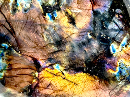 Rainbow Labradorite Freeform Crystal 8.7cm