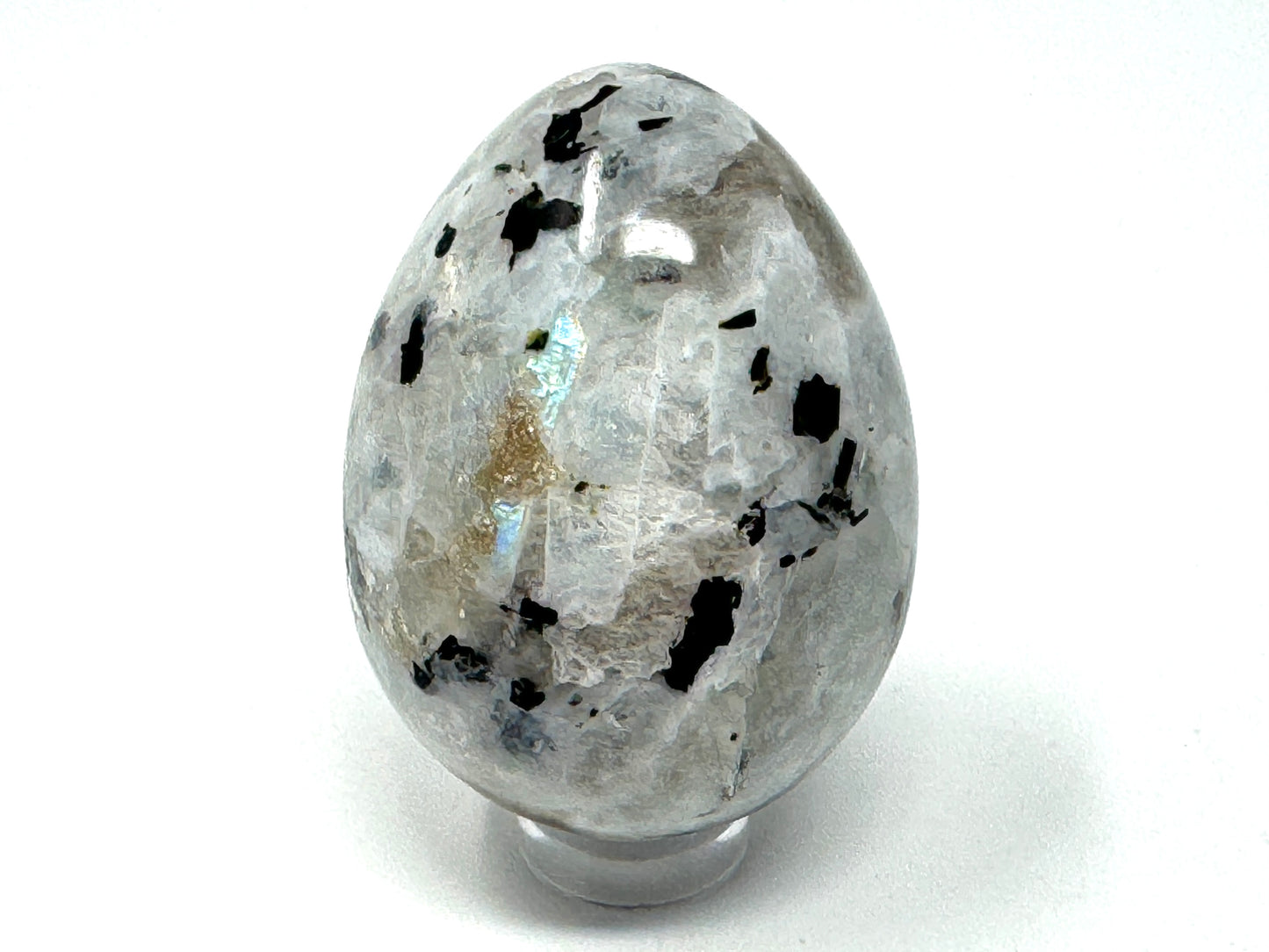 Rainbow Moonstone Crystal Egg 5cm