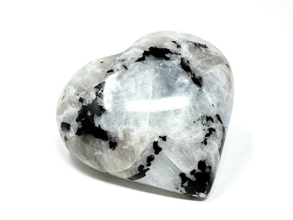 Rainbow Moonstone Crystal Heart 7cm