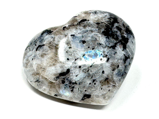Rainbow Moonstone Crystal Heart 6.9cm