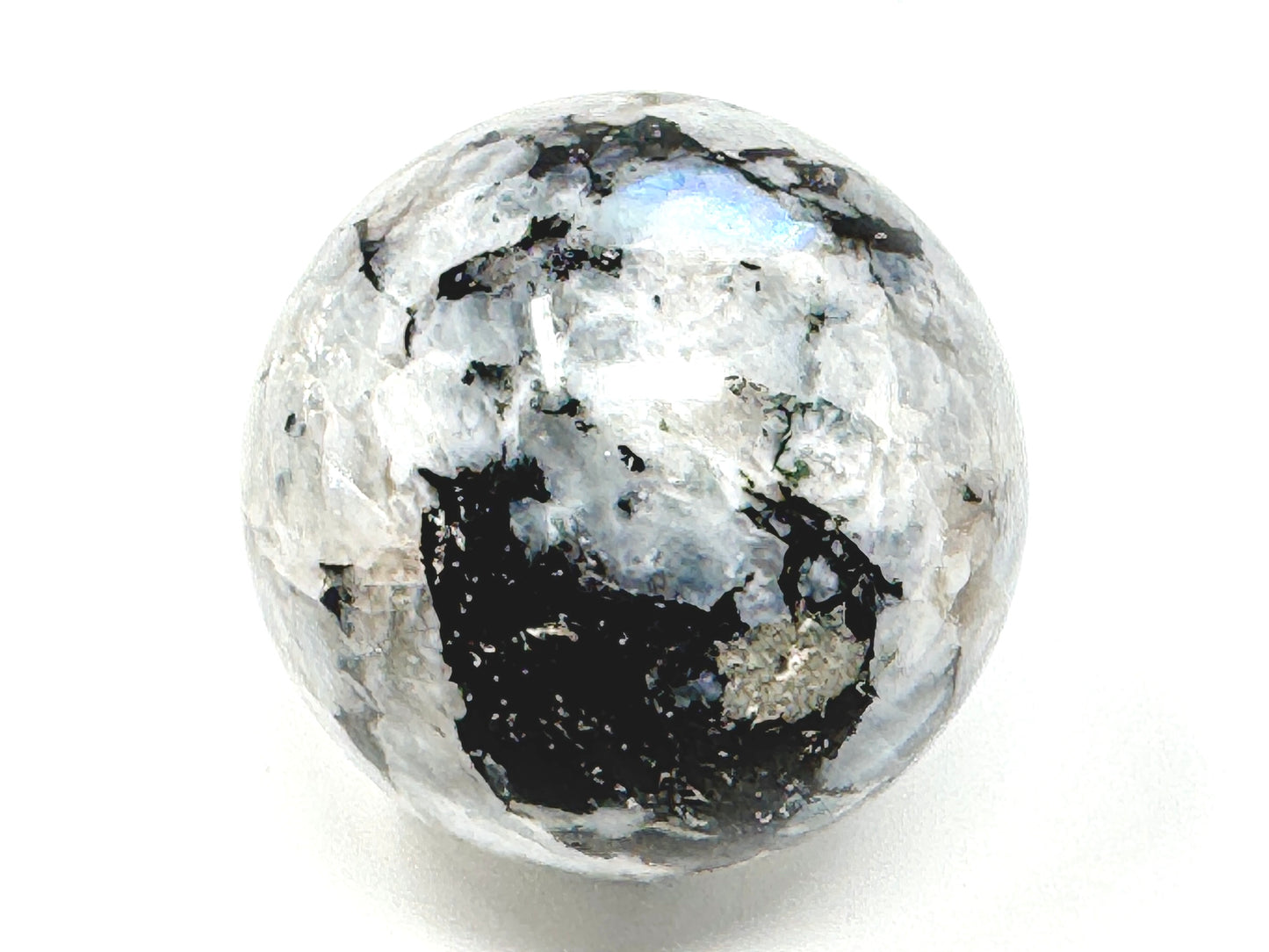 Large Rainbow Moonstone Crystal Sphere 6.6cm