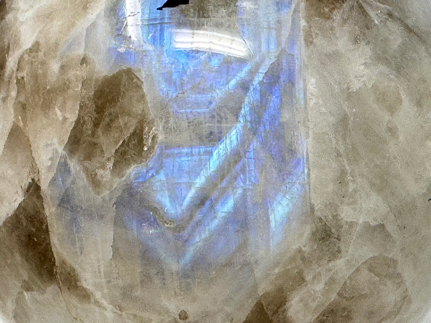 Large Rainbow Moonstone Crystal Sphere 6.8cm