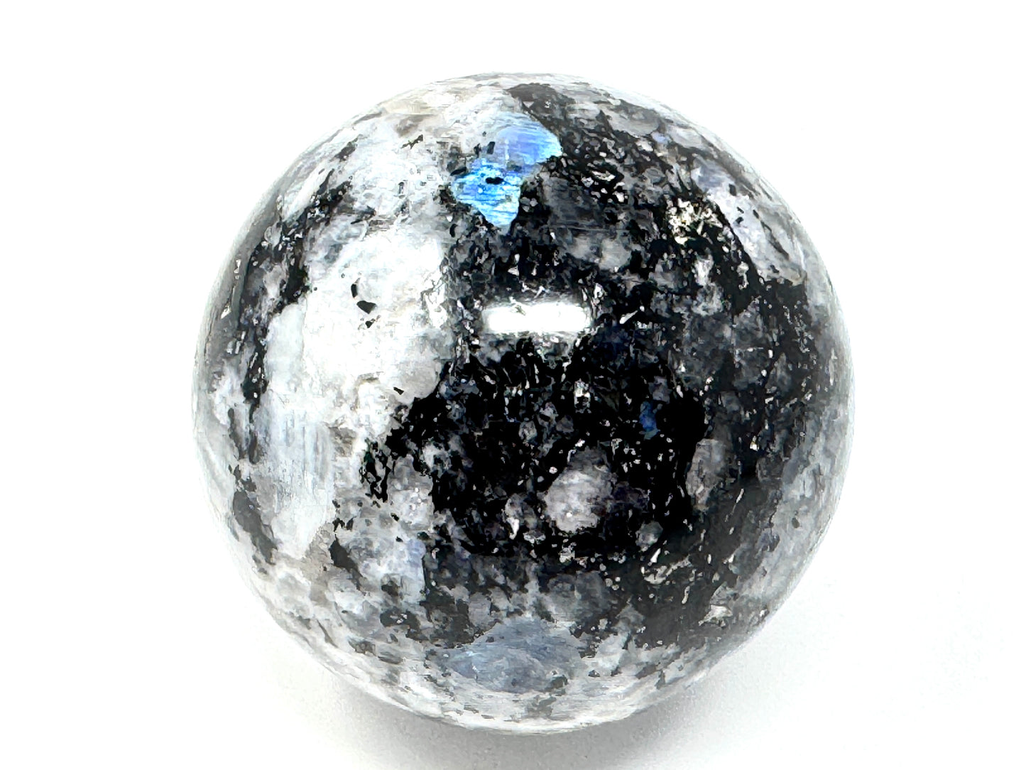 Large Rainbow Moonstone Crystal Sphere 7.7cm