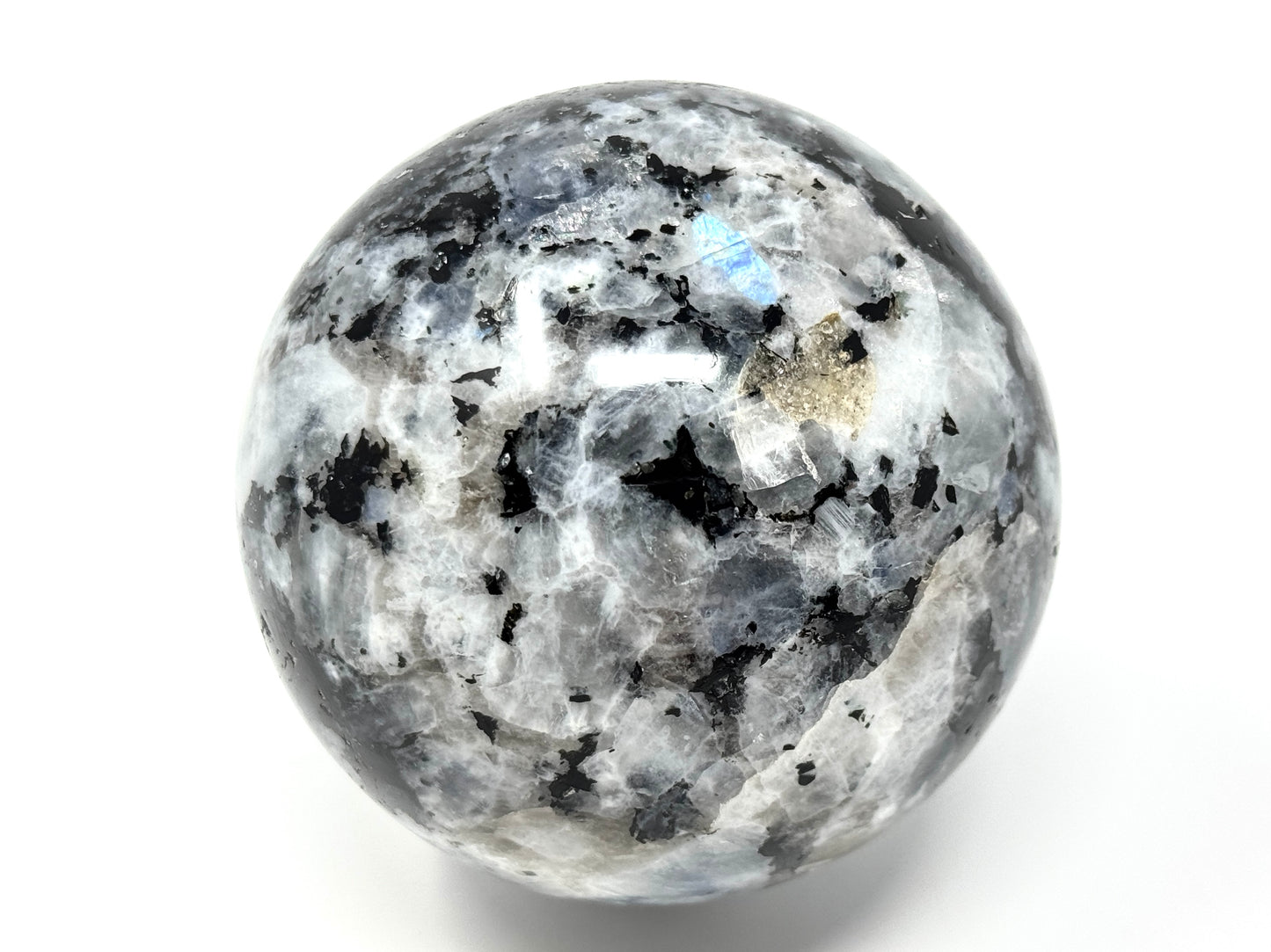 Large Rainbow Moonstone Crystal Sphere 7.7cm
