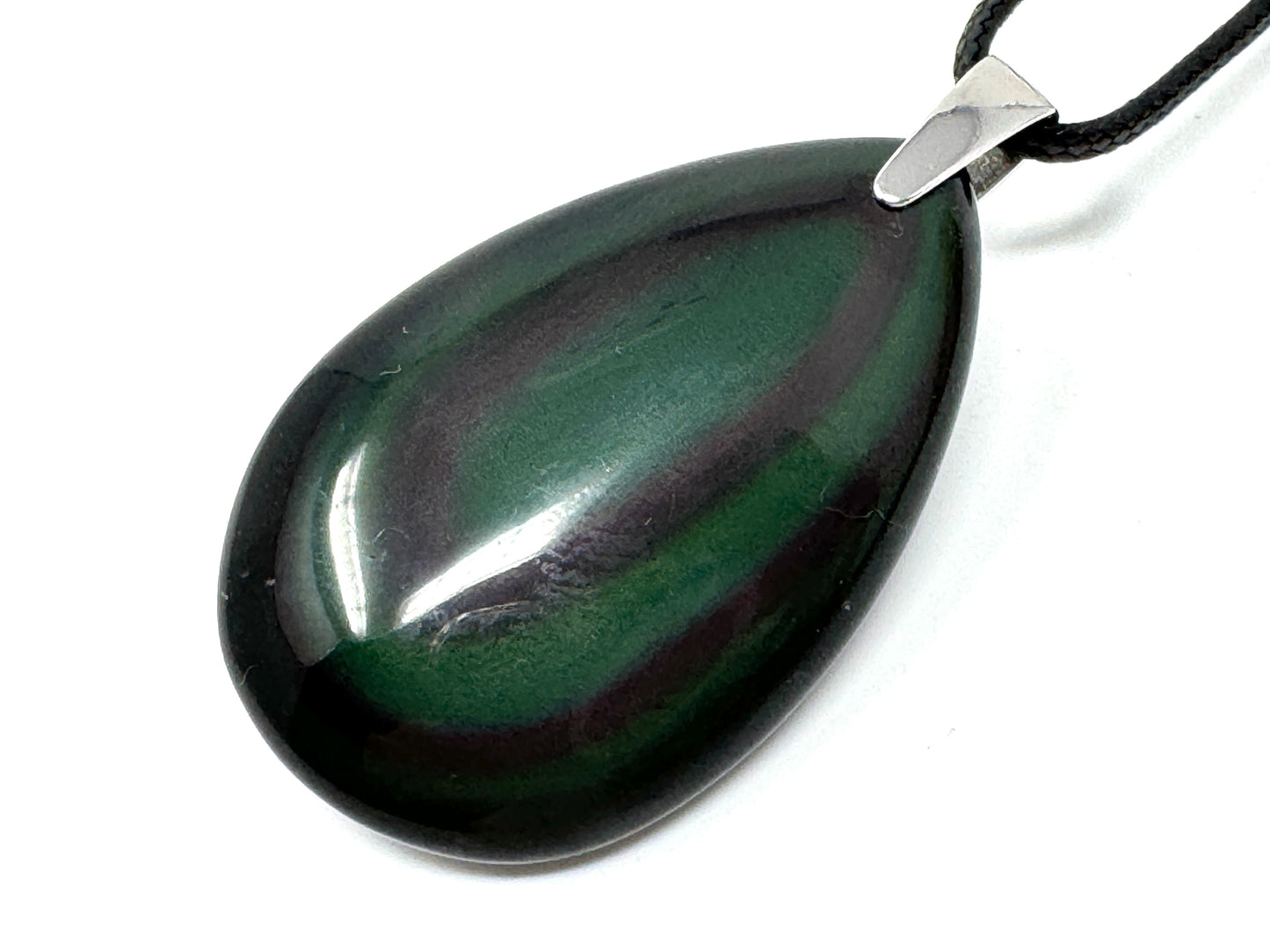 Rainbow Obsidian Pendant 4.7cm