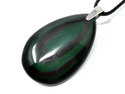 Rainbow Obsidian Pendant 4.7cm