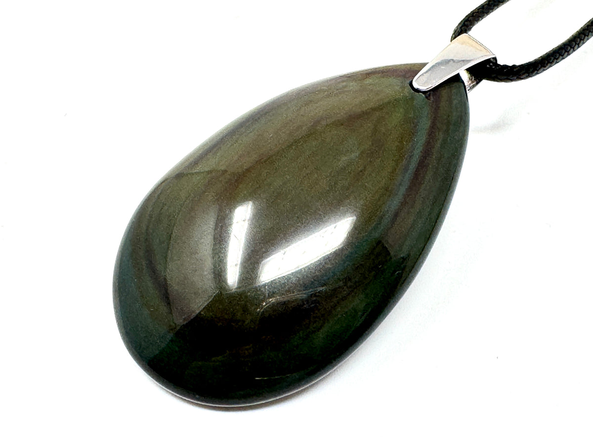 Rainbow Obsidian Pendant 5cm