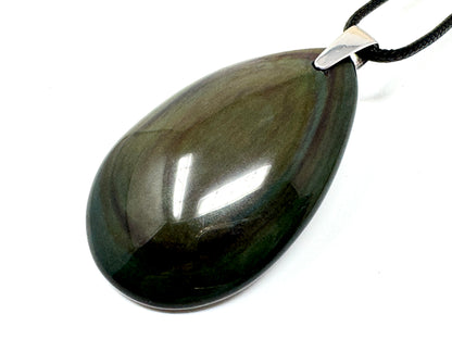 Rainbow Obsidian Pendant 5cm