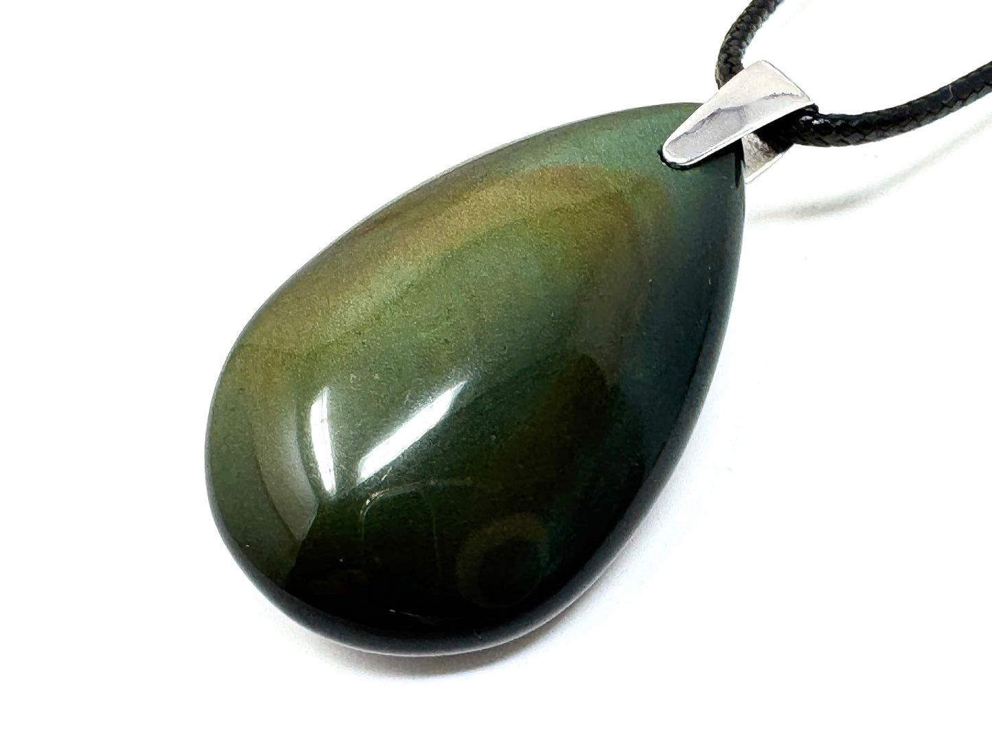 Rainbow Obsidian Pendant 4.1cm