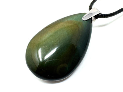Rainbow Obsidian Pendant 4.1cm