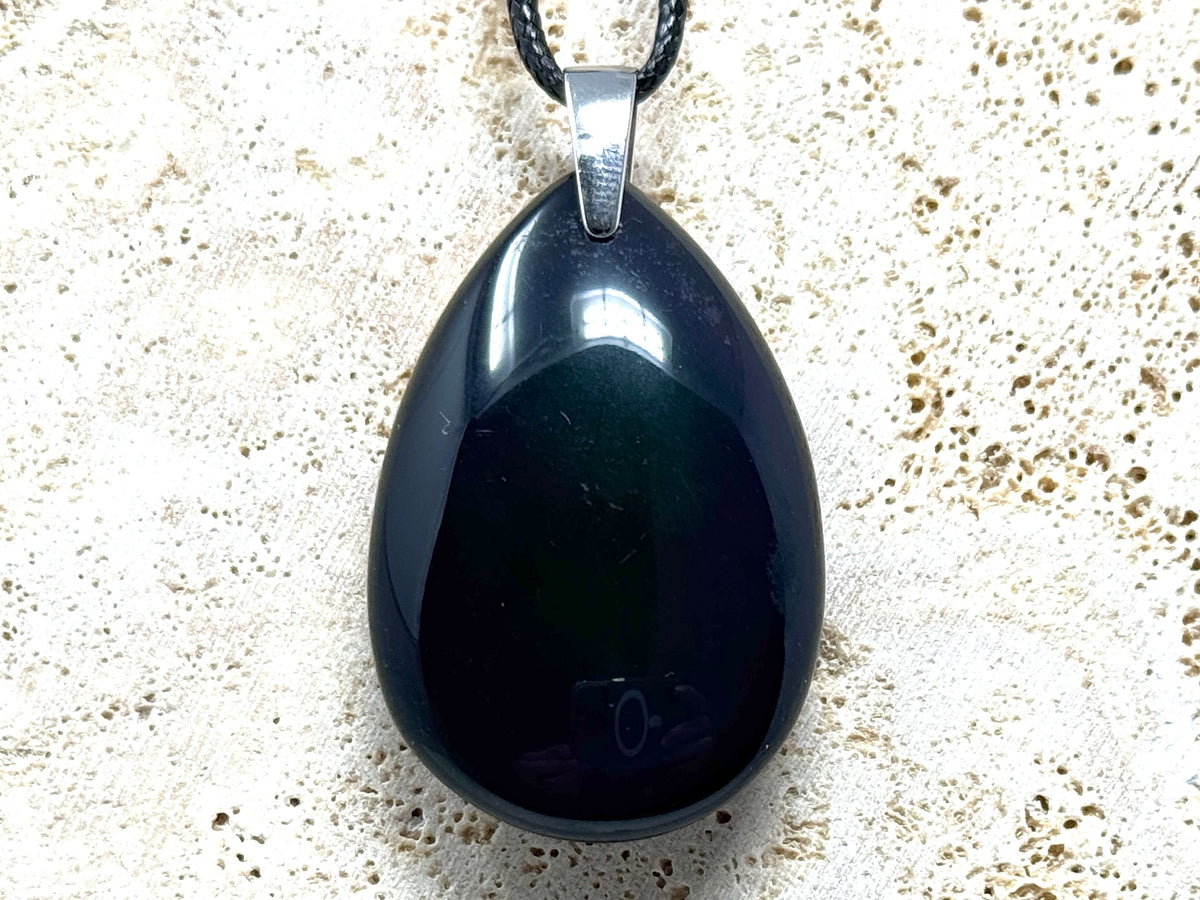 Rainbow Obsidian Pendant 4.2cm