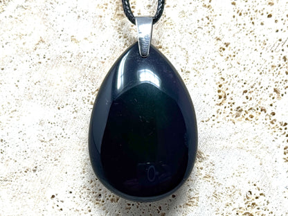 Rainbow Obsidian Pendant 4.2cm