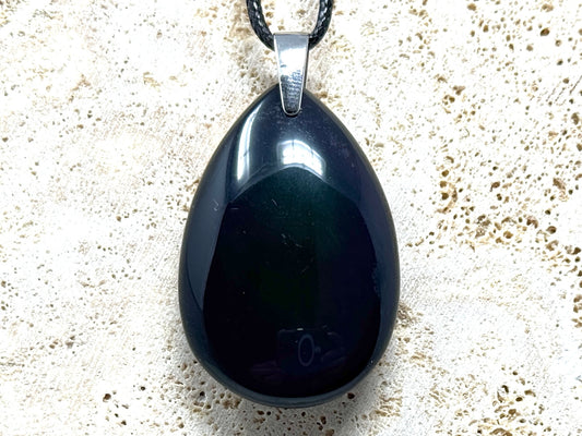 Rainbow Obsidian Pendant 4.2cm