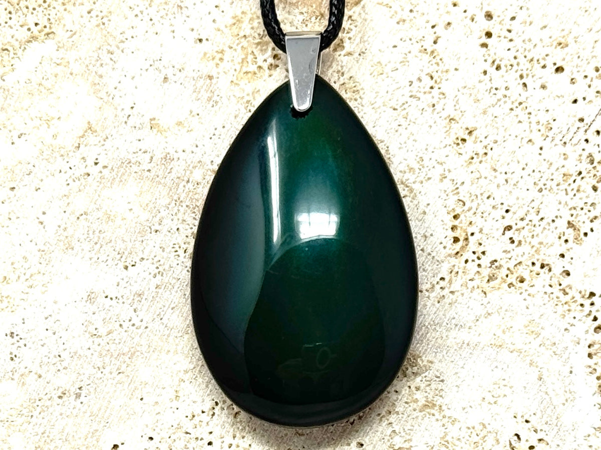 Rainbow Obsidian Pendant 4.4cm