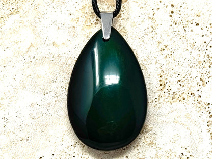 Rainbow Obsidian Pendant 4.4cm