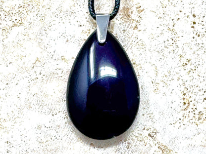 Rainbow Obsidian Pendant 3.5cm