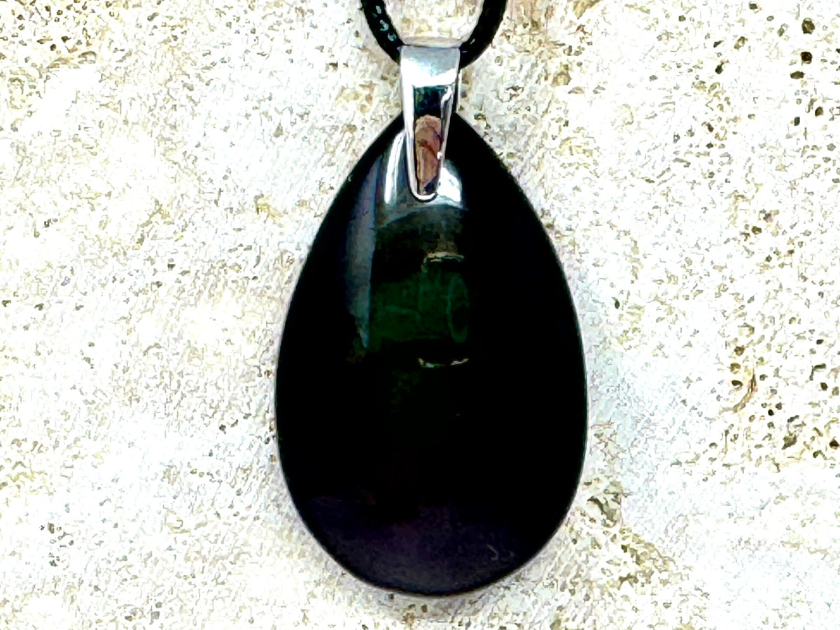 Rainbow Obsidian Pendant 3.9cm