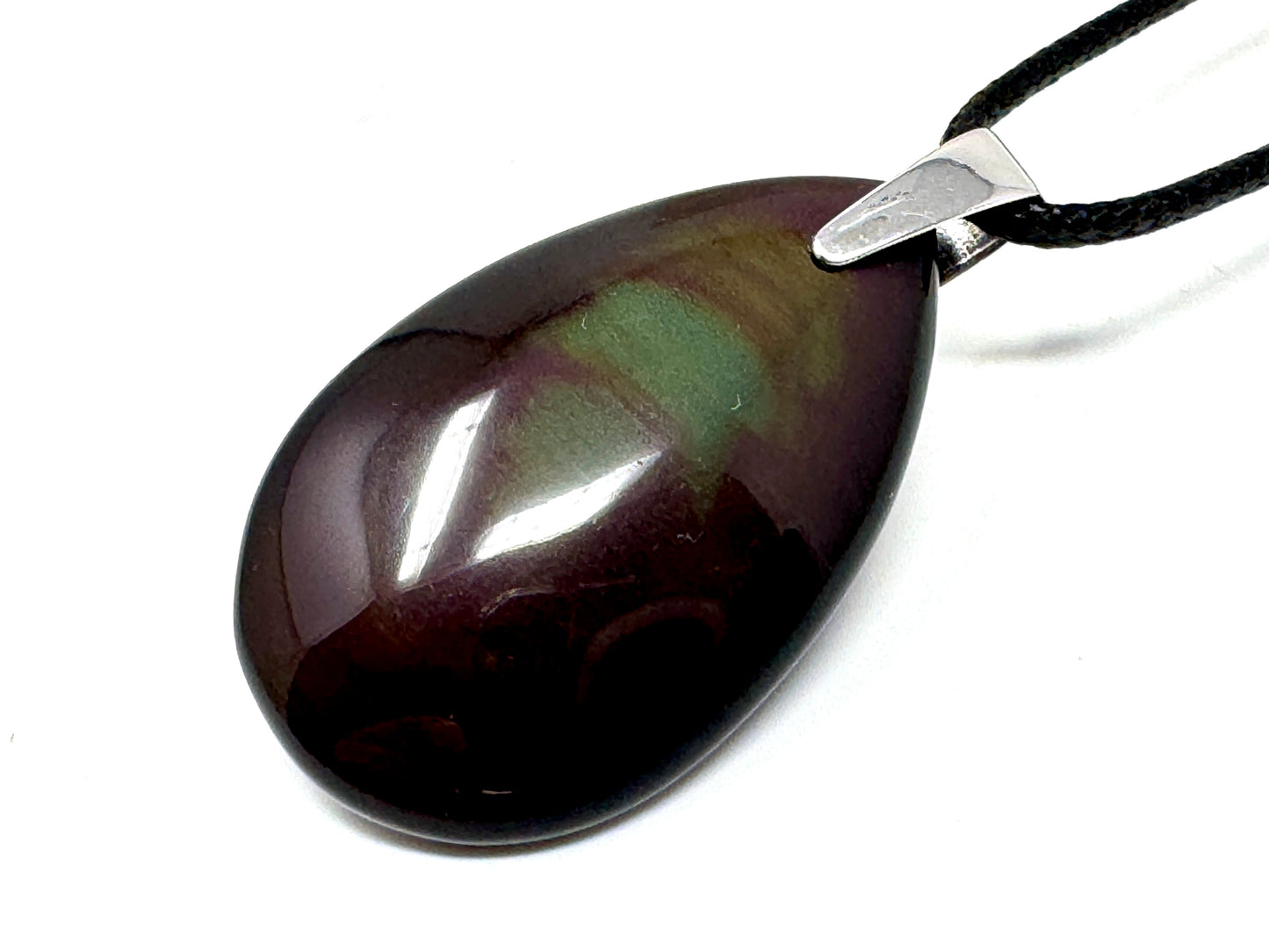 Rainbow Obsidian Pendant 3.9cm