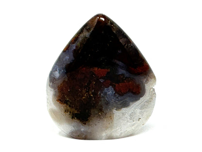 Druzy Red Moss Agate Crystal Freeform 5.8cm
