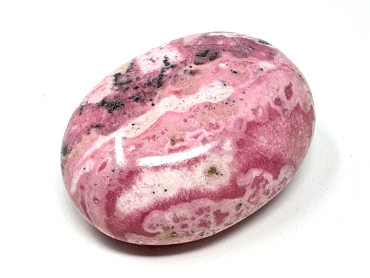 Peruvian Rhodonite Crystal Pebble 5.8cm