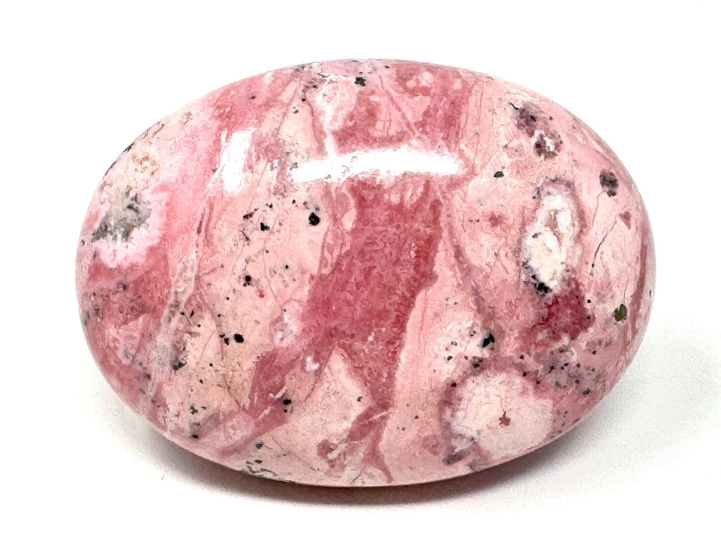 Peruvian Rhodonite Crystal Pebble 5.8cm