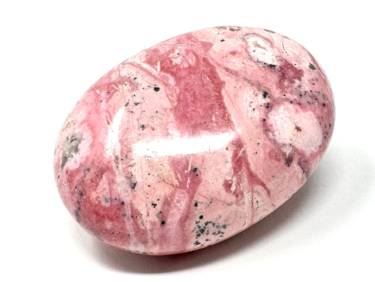 Peruvian Rhodonite Crystal Pebble 5.8cm