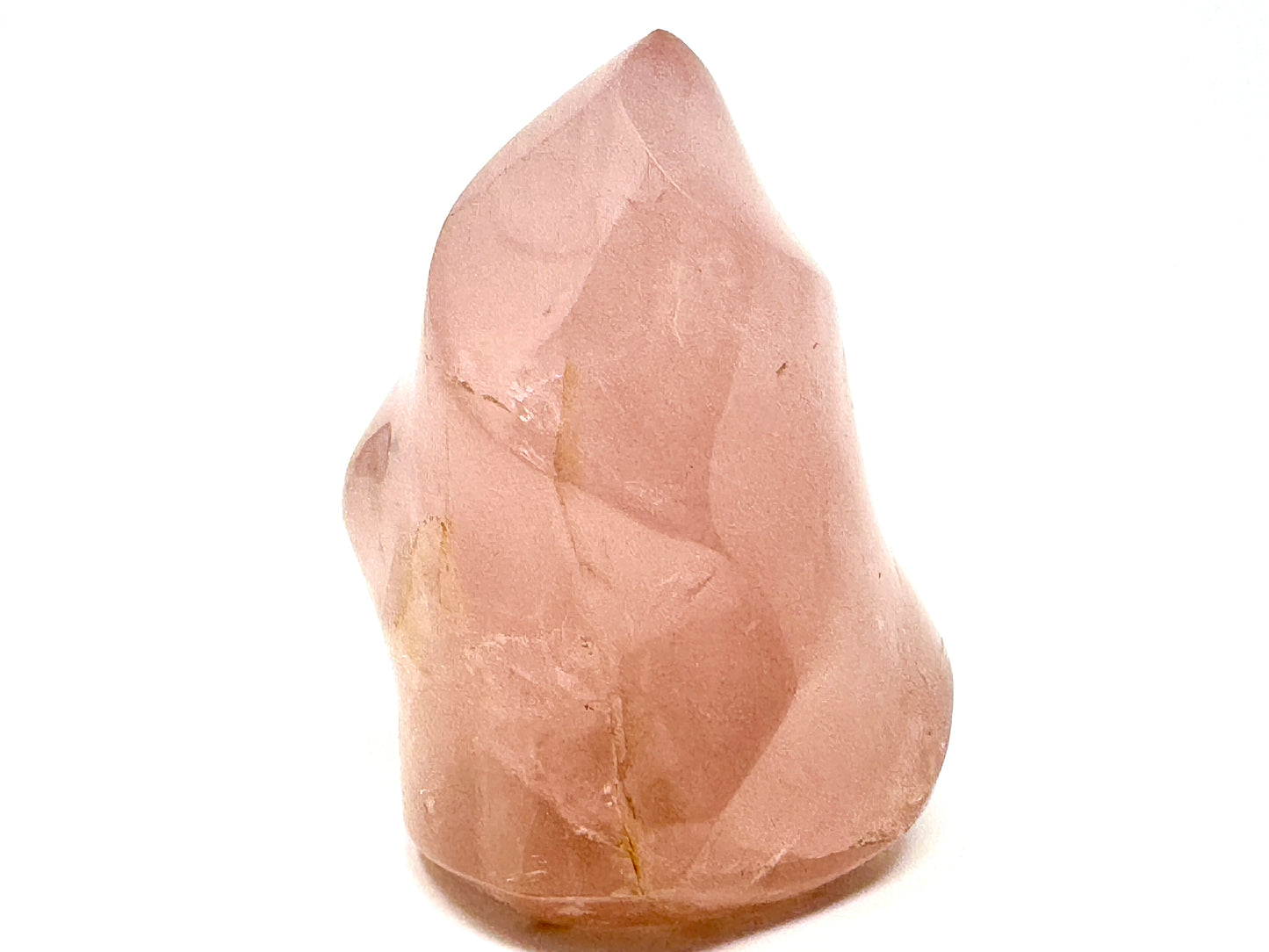 Rose Quartz Crystal Flame Shape 9cm