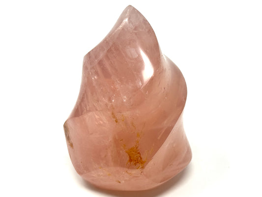 Rose Quartz Crystal Flame Shape 9.6cm