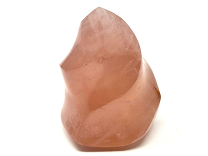 Rose Quartz Crystal Flame Shape 9.6cm