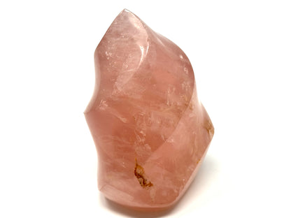 Rose Quartz Crystal Flame Shape 9.6cm