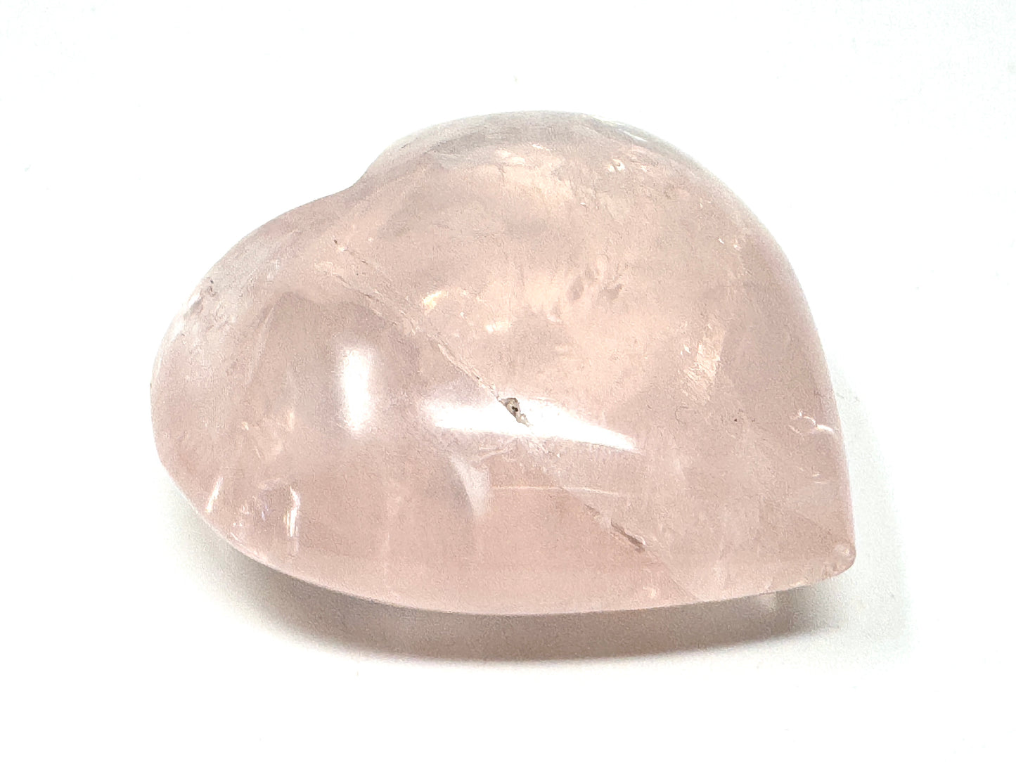 Rose Quartz Crystal Heart 5.3cm