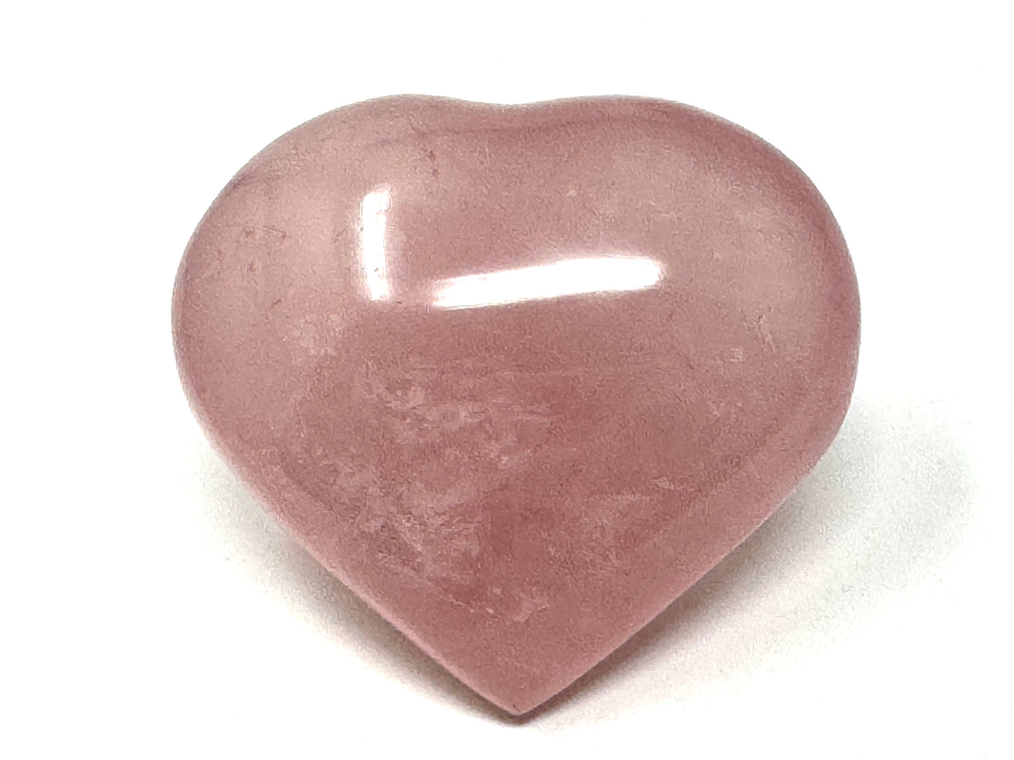 Rose Quartz Crystal Heart 5cm